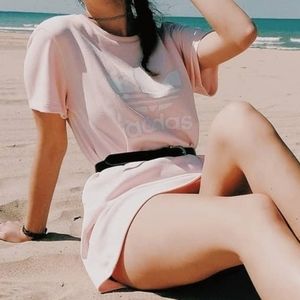 Adidas Pink T-Shirt Dress